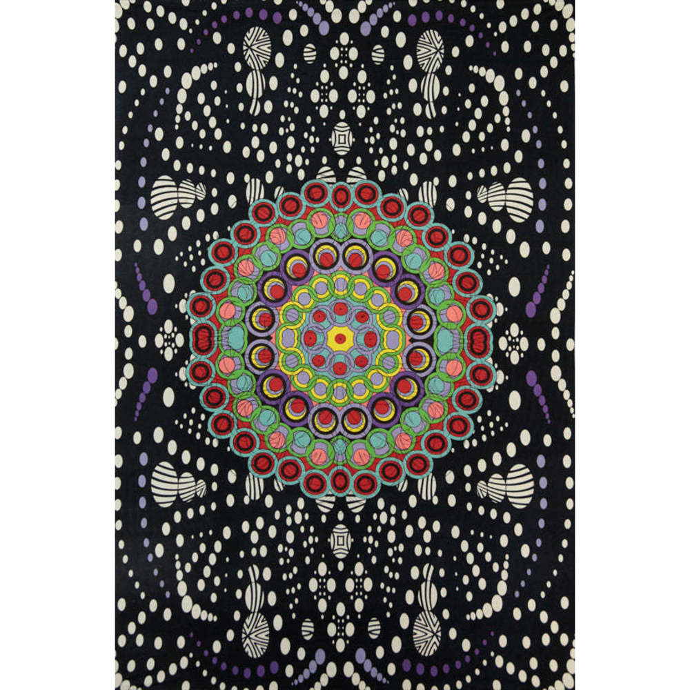 3D Hypno Moons Tapestry 60x90" by Sunshine Joy